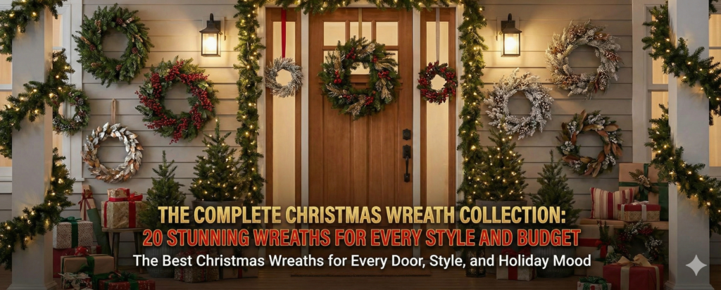 The Complete Christmas Wreath Collection: 12 Stunning Wreaths for Every Style and Budget