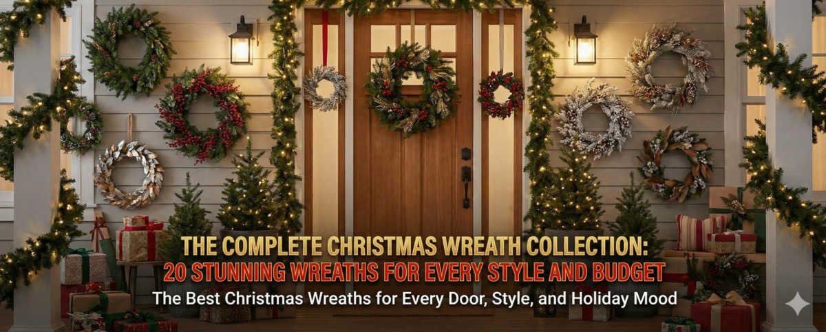 The Complete Christmas Wreath Collection: 12 Stunning Wreaths for Every Style and Budget