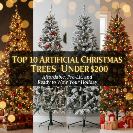 Top 10 Artificial Christmas Trees Under $200: Real Look, Better Value