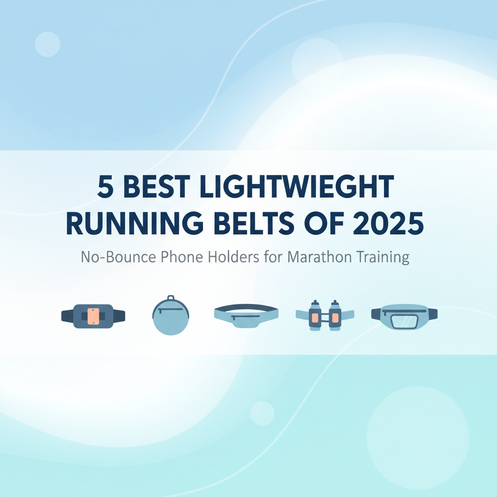 Best Lightweight Running Belts of 2025: No-Bounce Phone Holders for Marathon Training