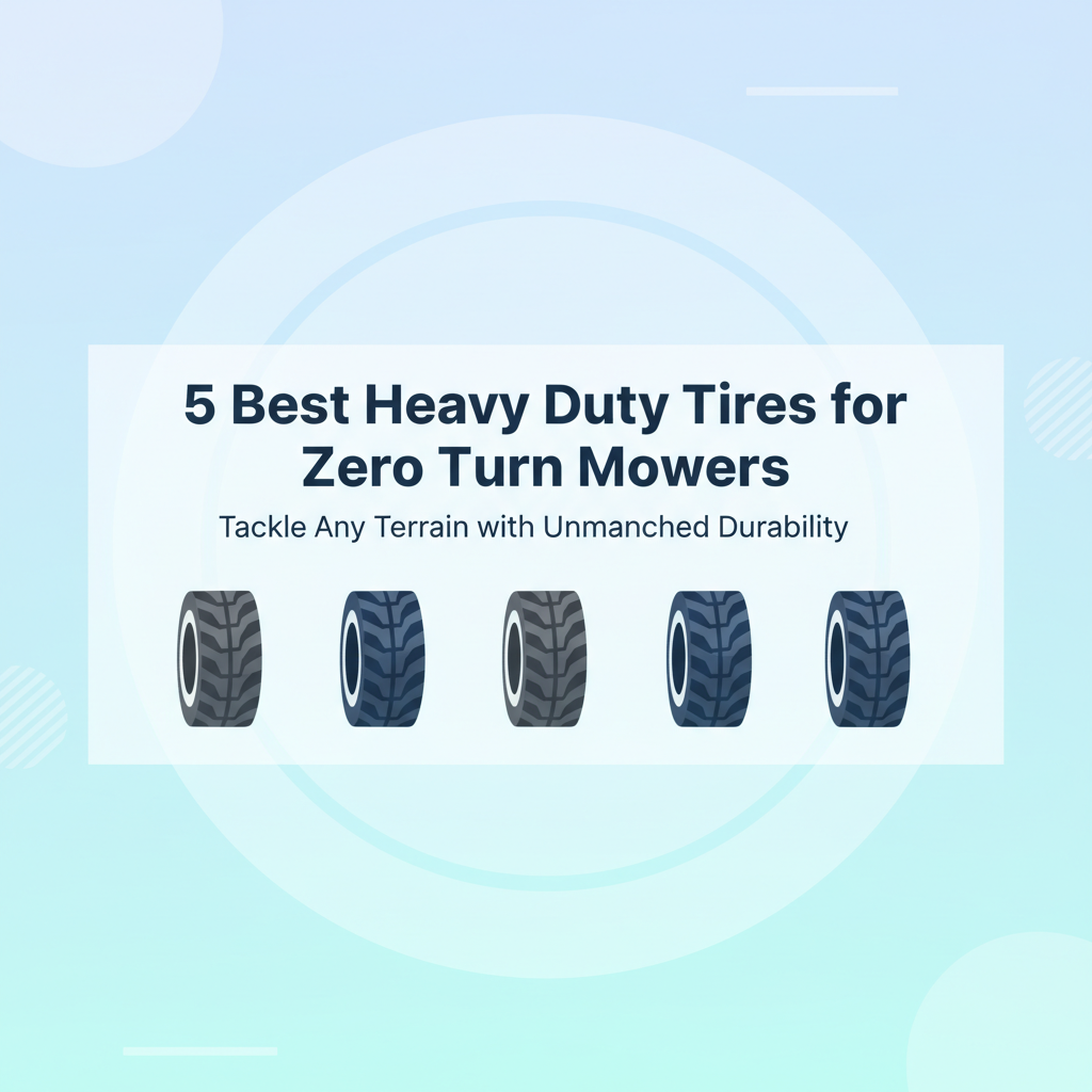 Best Heavy Duty Tires for Zero Turn Mowers in 2025