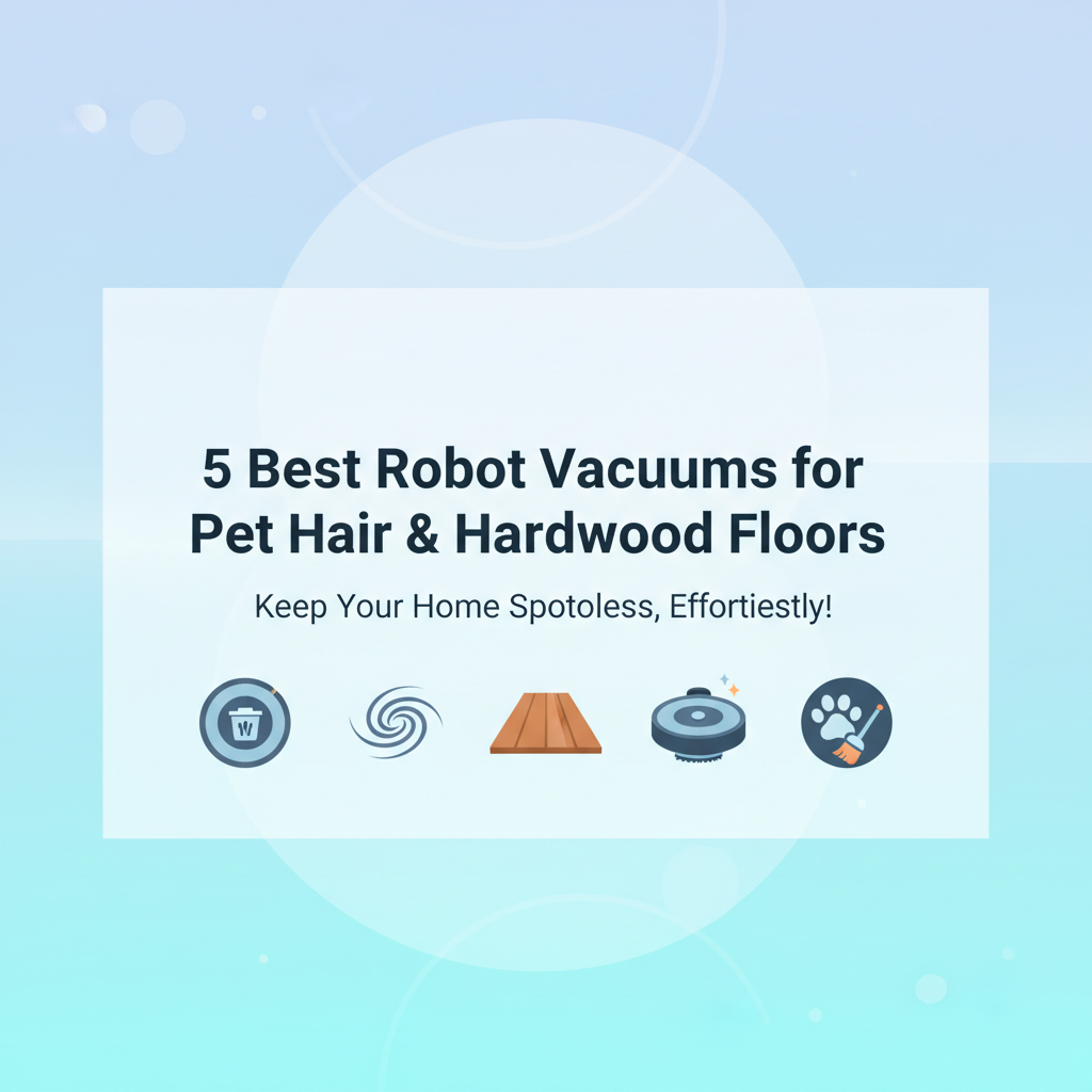 Best Robot Vacuums for Pet Hair and Hardwood Floors in 2025