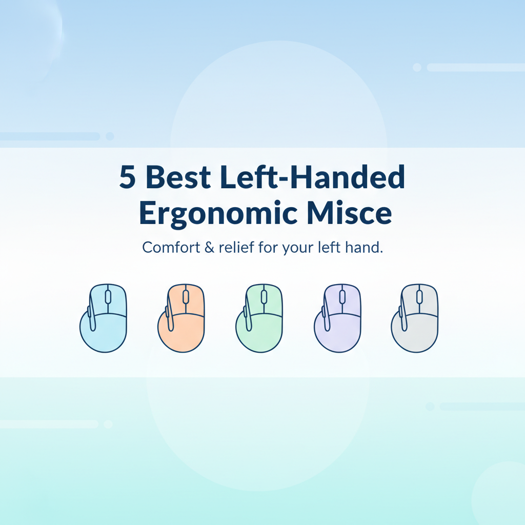 Best Left-Handed Ergonomic Mice for Wrist Pain Relief