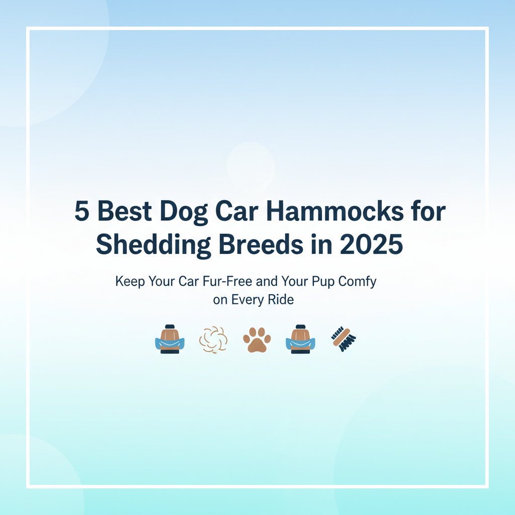 Best Dog Car Hammocks for Shedding Breeds in 2025