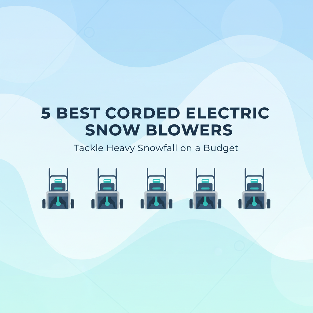 Best Corded Electric Snow Blowers Under $300 for Heavy Snowfall in 2025