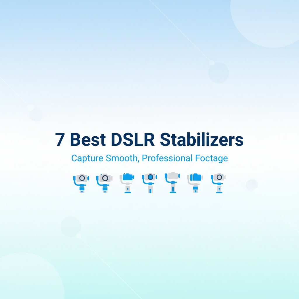 The 7 Best DSLR Stabilizers for Cinematic Video in 2025