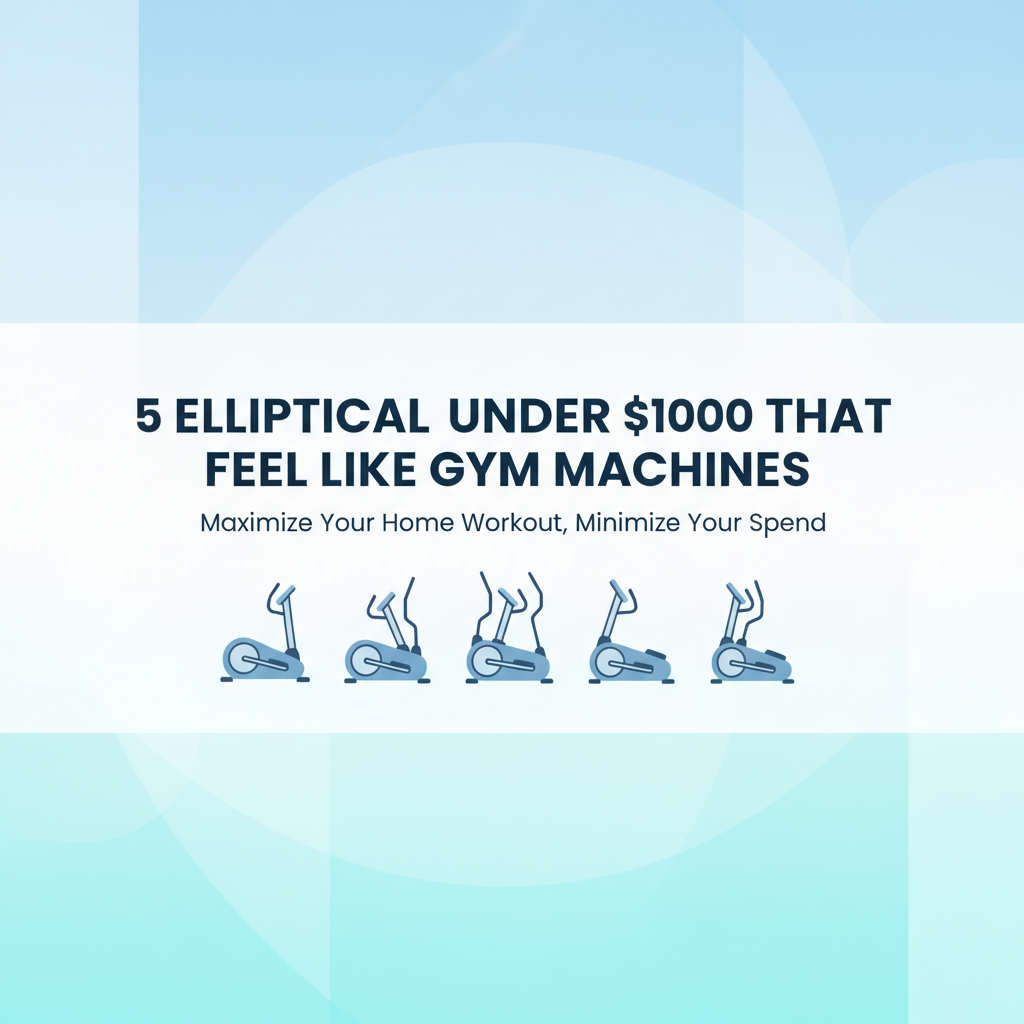 Best Elliptical Under $1000 That Actually Feel Like Gym Machines
