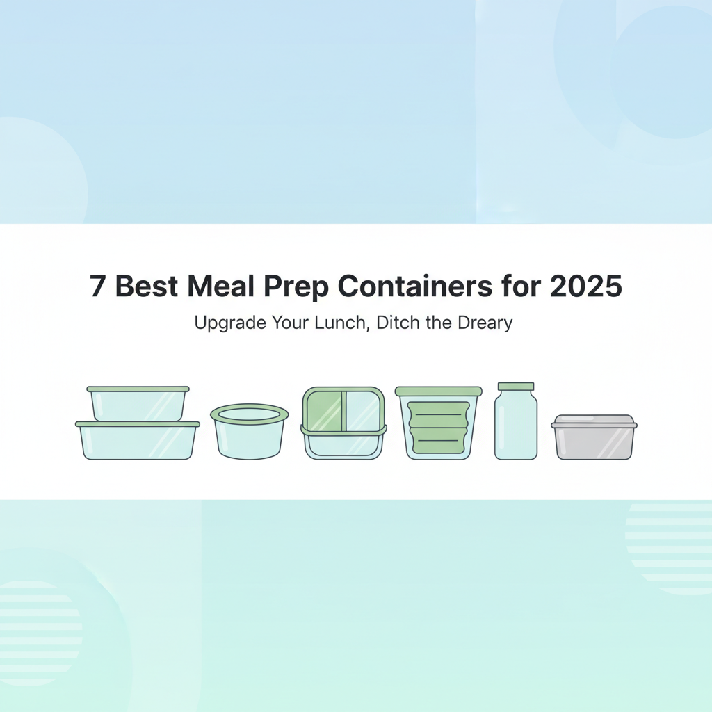 The 7 Best Meal Prep Containers for a Boring Lunch in 2025