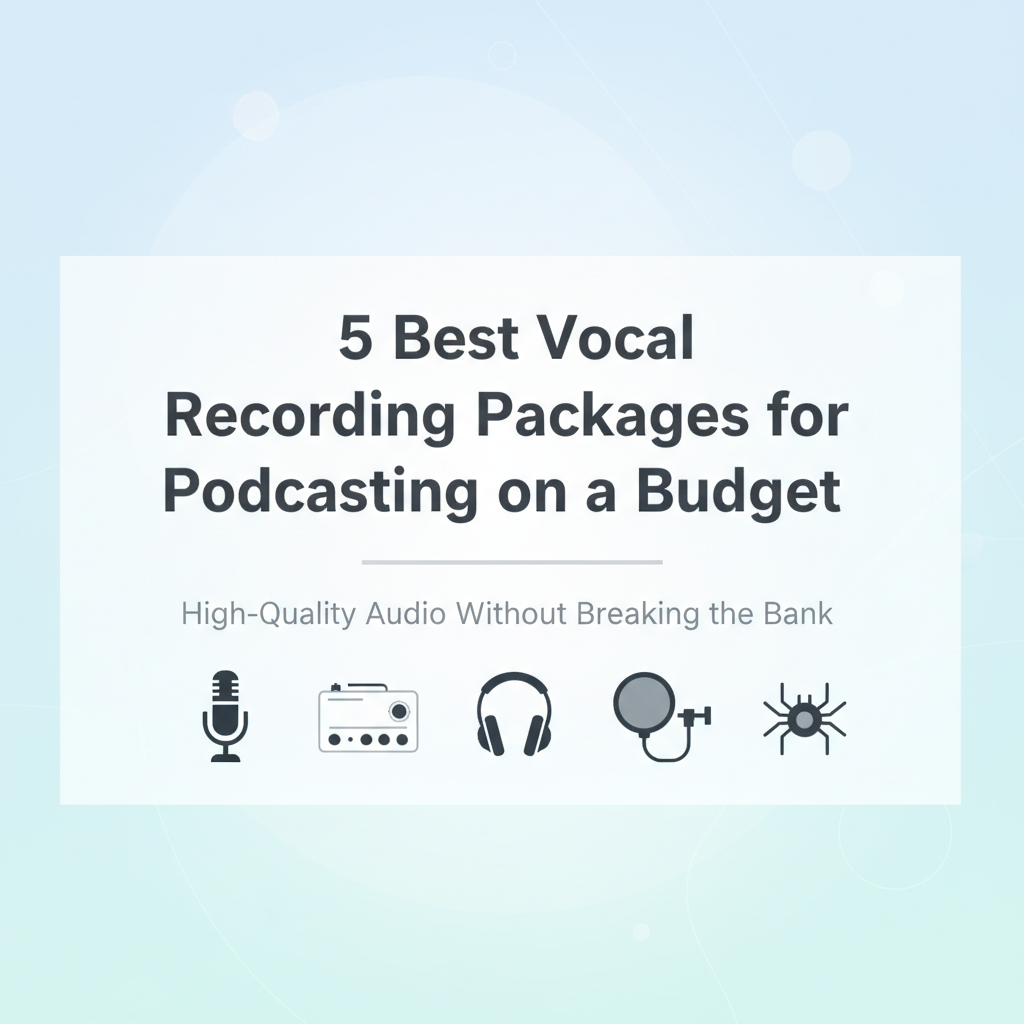 Best Vocal Recording Packages for Podcasting on a Budget