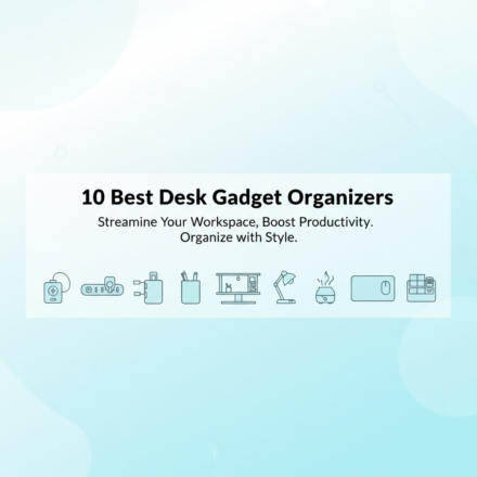 Best Desk Gadget Organizer and Accessories for a Tidy Workspace