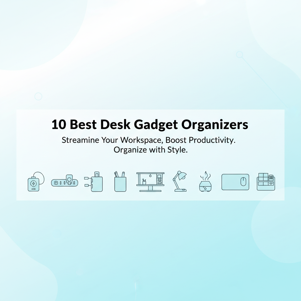 Best Desk Gadget Organizer and Accessories for a Tidy Workspace