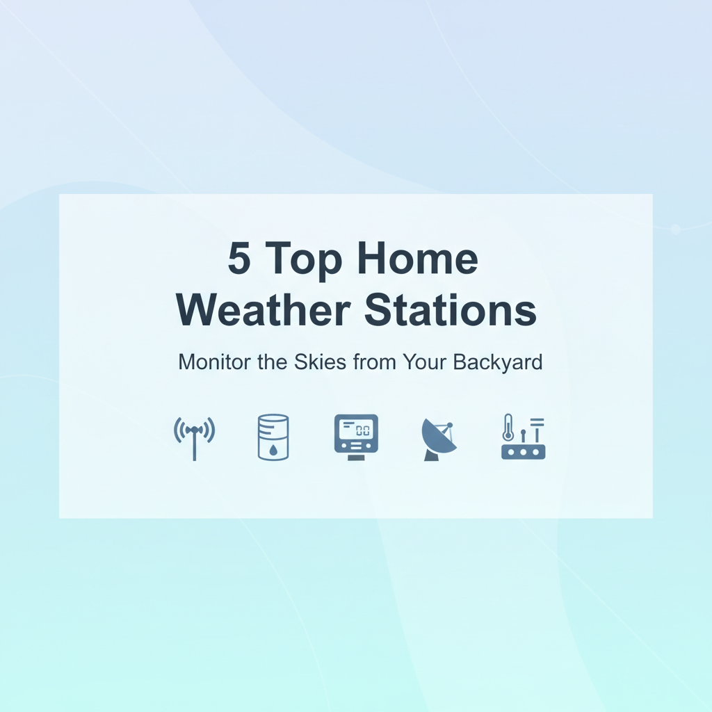 Best Home Weather Stations for Storm Tracking and Precision Forecasting