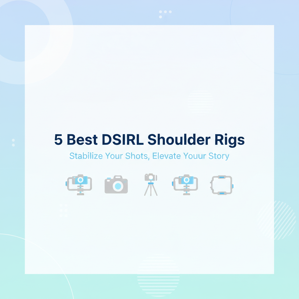 Best DSLR Shoulder Rig for Smooth Video Shooting