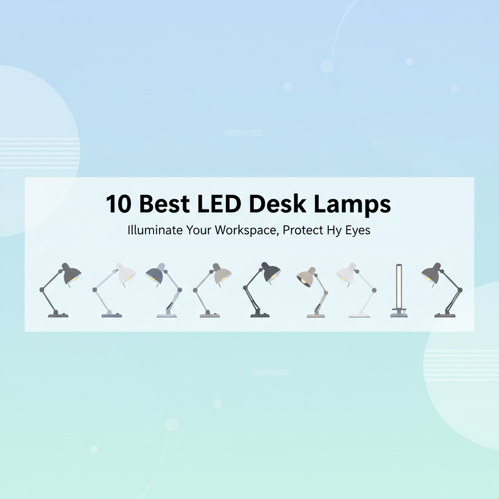 Best LED Desk Lamps for Eye Strain Relief in 2025