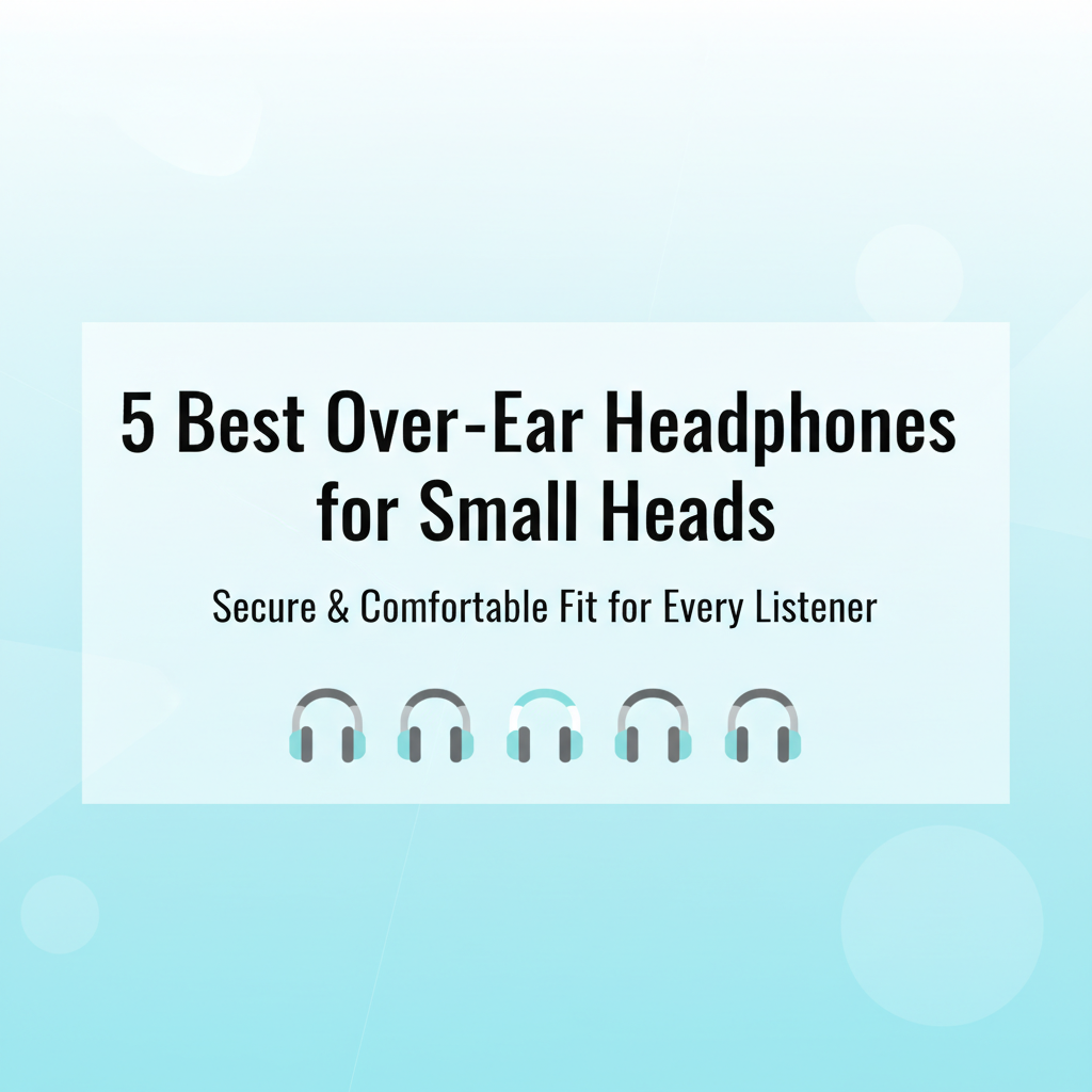 5 Best Over-Ear Headphones for Small Heads: A Secure & Comfortable Fit
