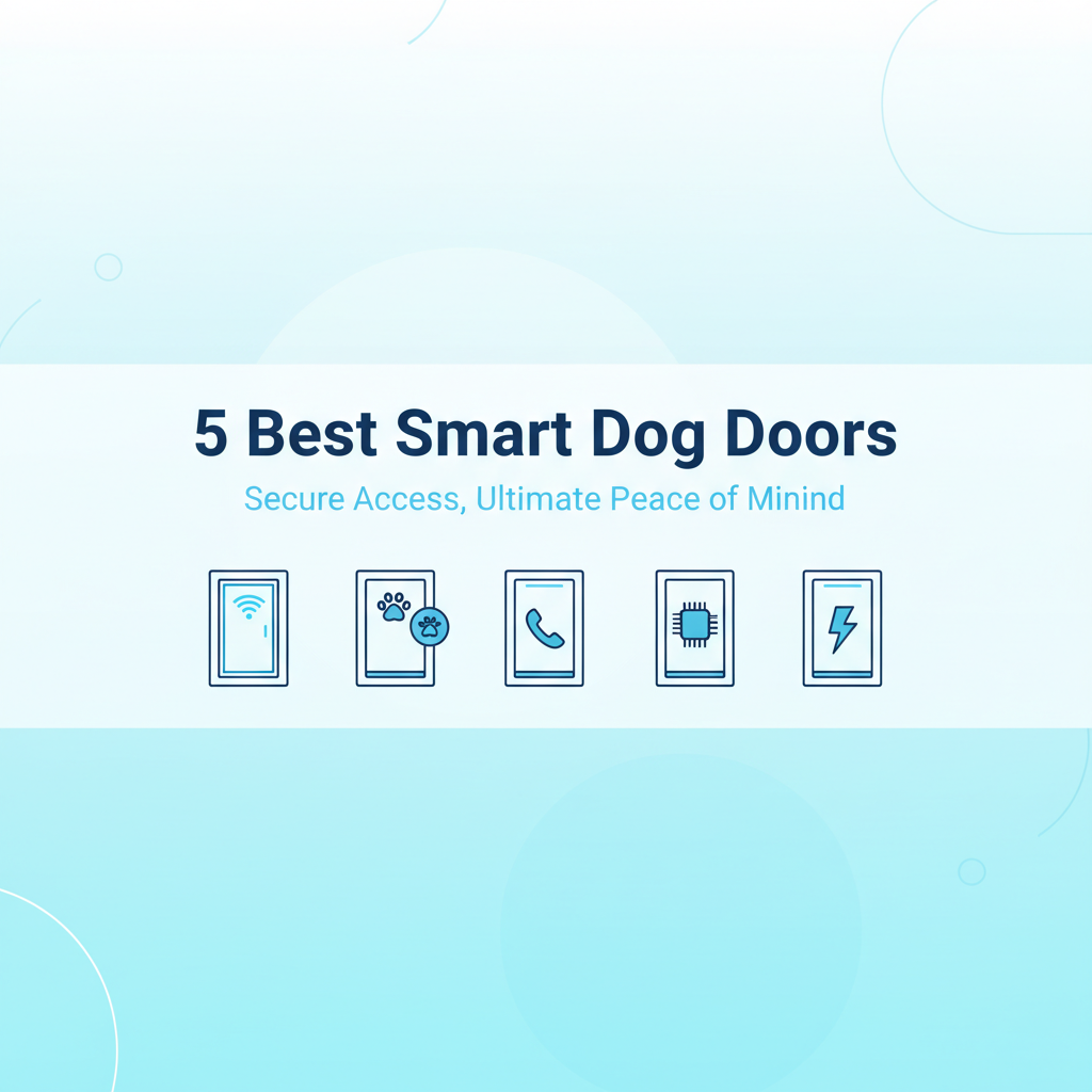 5 Best Smart Dog Doors for Privacy & Security in 2025