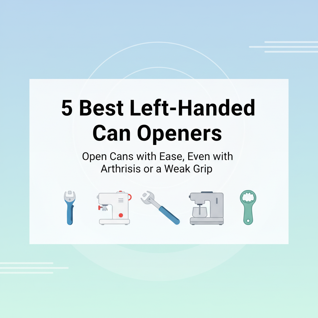 Best Left-Handed Can Openers for Arthritis and Weak Grip