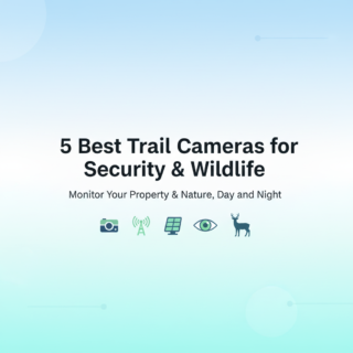 Best Trail Camera for Security & Wildlife Monitoring (Cellular & Solar Picks)
