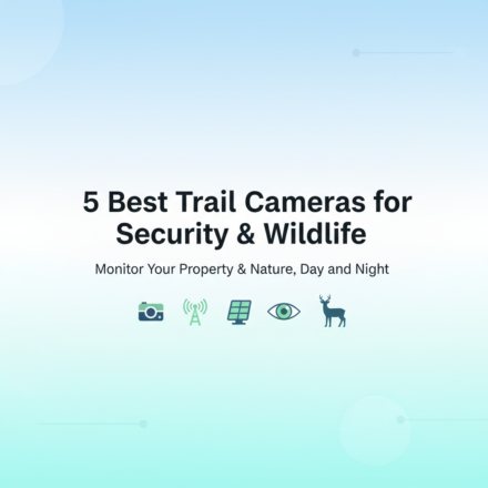 Best Trail Camera for Security & Wildlife Monitoring (Cellular & Solar Picks)