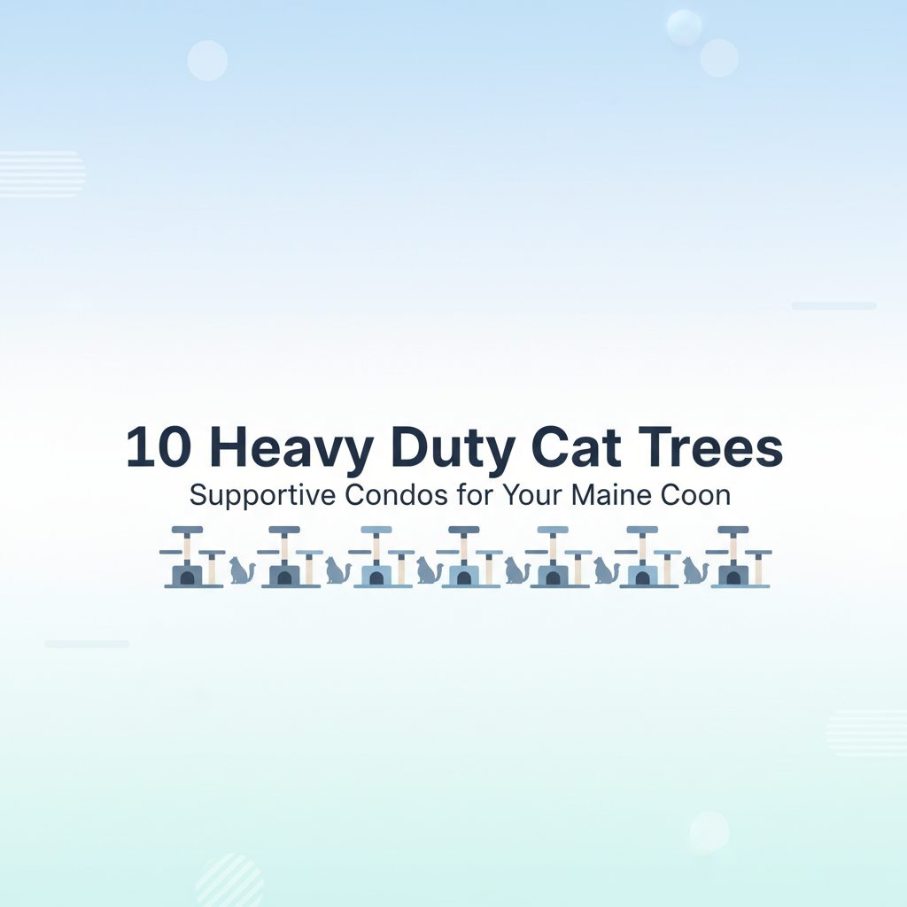 Best Heavy Duty Cat Trees for Maine Coons: Supportive Condos for Large Breeds