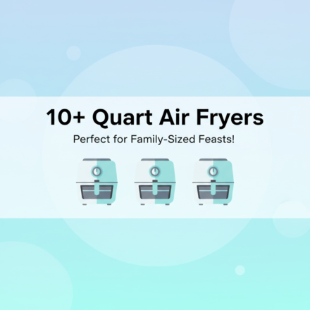 Best Air Fryers for Large Families (10+ Quart Capacity)
