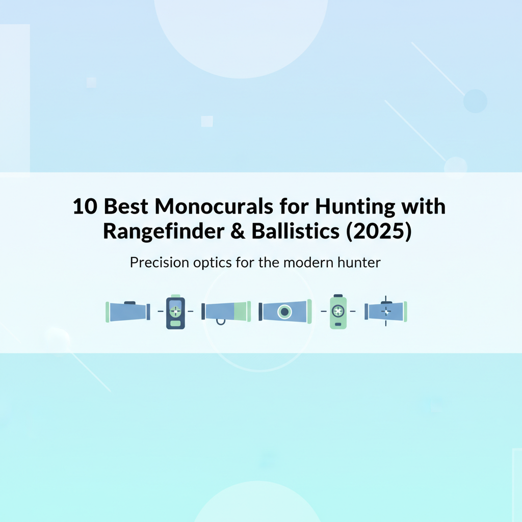 Best Monoculars for Hunting with Rangefinder & Ballistics (2025)