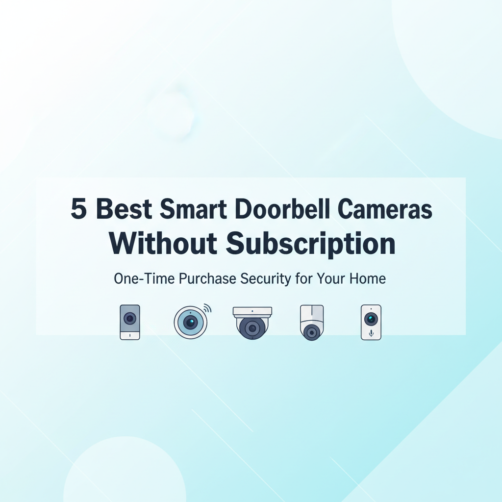 Best Smart Doorbell Cameras Without Subscription: One-Time Purchase Security for 2025