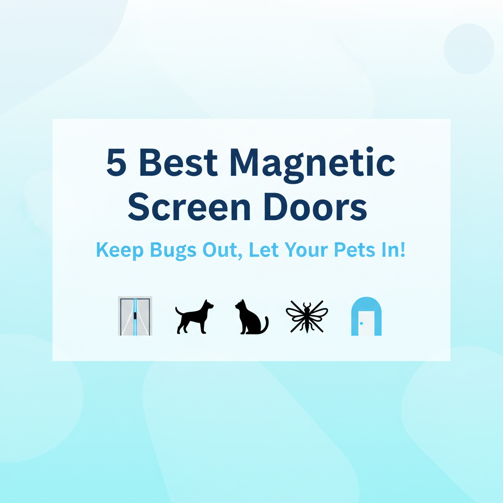 Best Magnetic Screen Doors for Dog Owners: Keep Bugs Out, Let Pets Roam