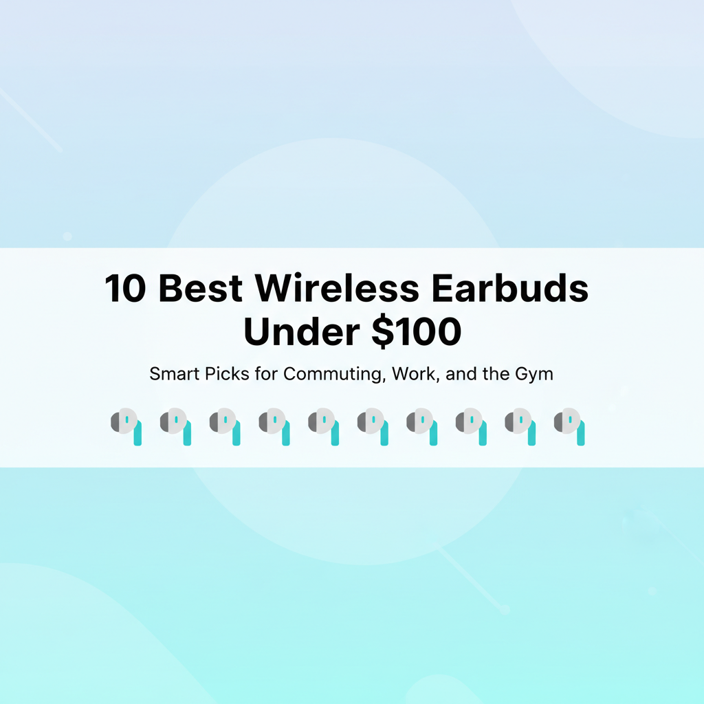 The 10 Best Wireless Earbuds Under $100: Smart Picks for Commuting, Work, and the Gym