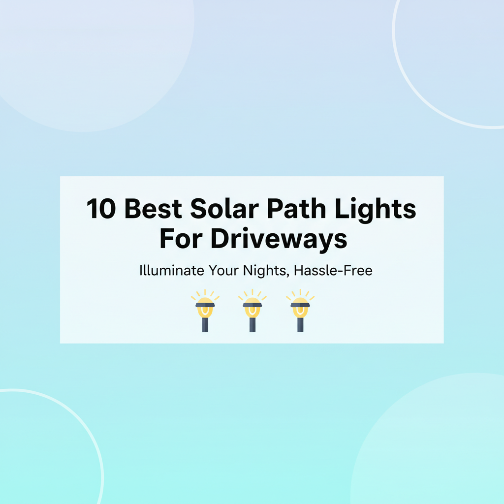 Best Solar Path Lights for Driveways That Stay Lit All Night (2025 Reviews)