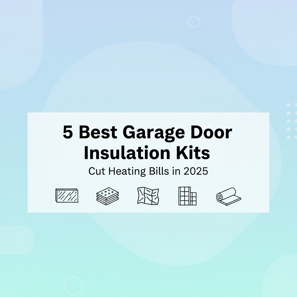 Best Garage Door Insulation Kits to Cut Heating Bills in 2025
