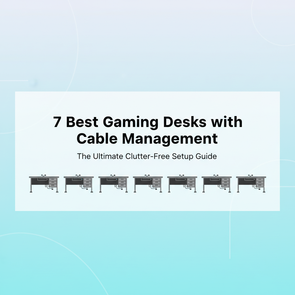 Best Gaming Desks with Cable Management: The Ultimate Clutter-Free Setup Guide