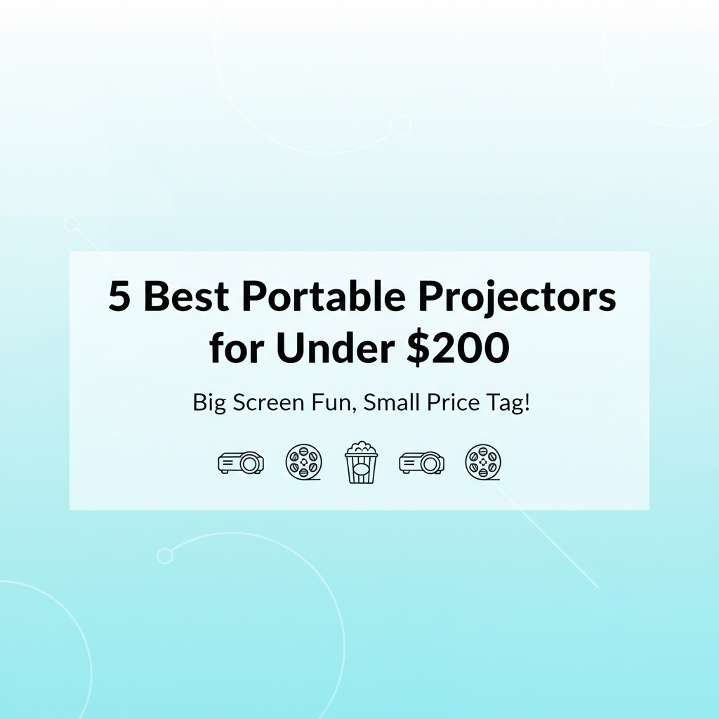 Best Portable Projectors for Movie Nights Under $200
