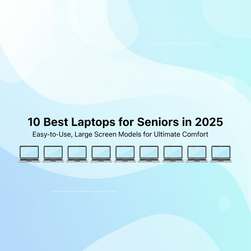 Best Laptops for Seniors in 2025: Easy-to-Use, Large Screen Models