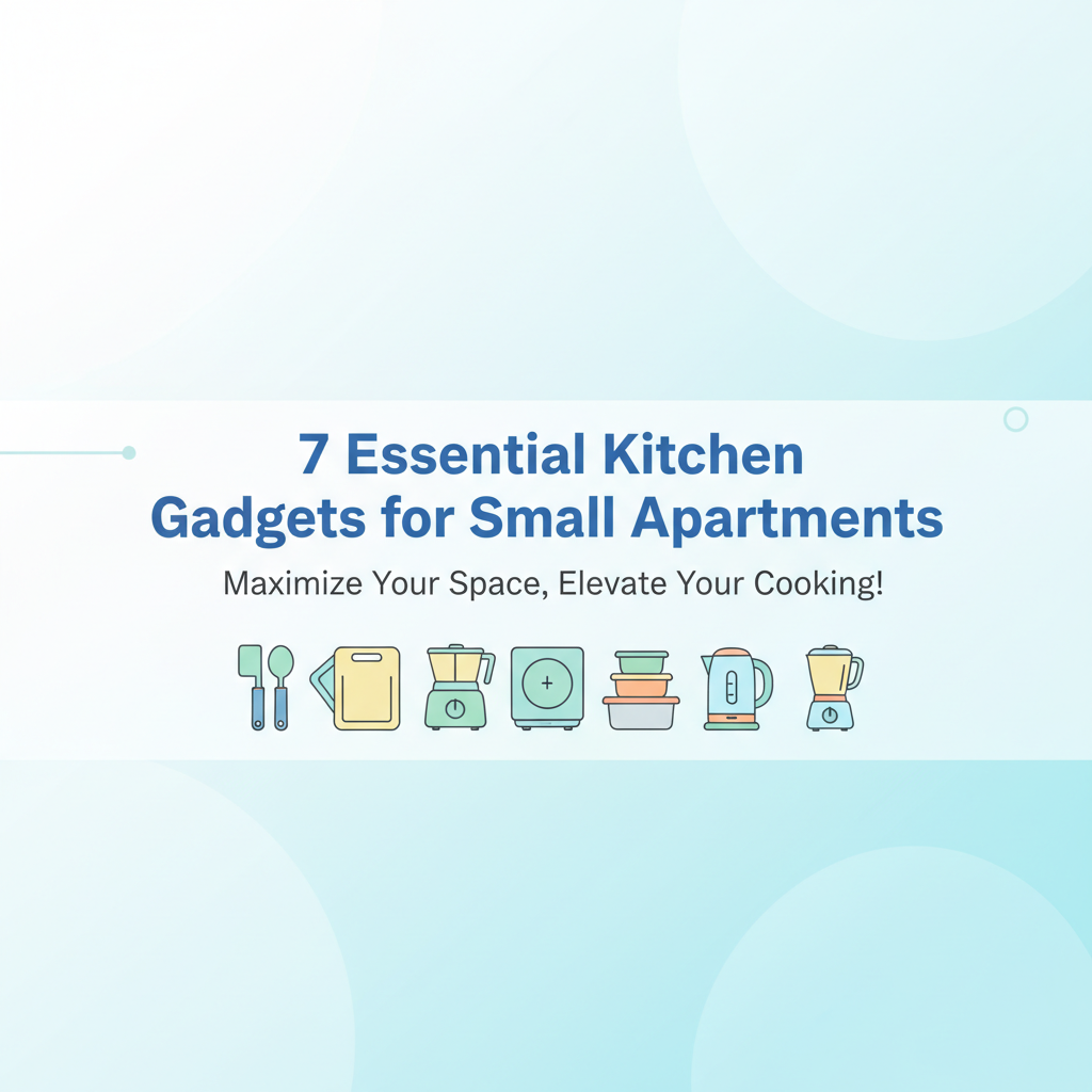 7 Best Kitchen Gadgets for Small Apartments (Space-Saving Picks)