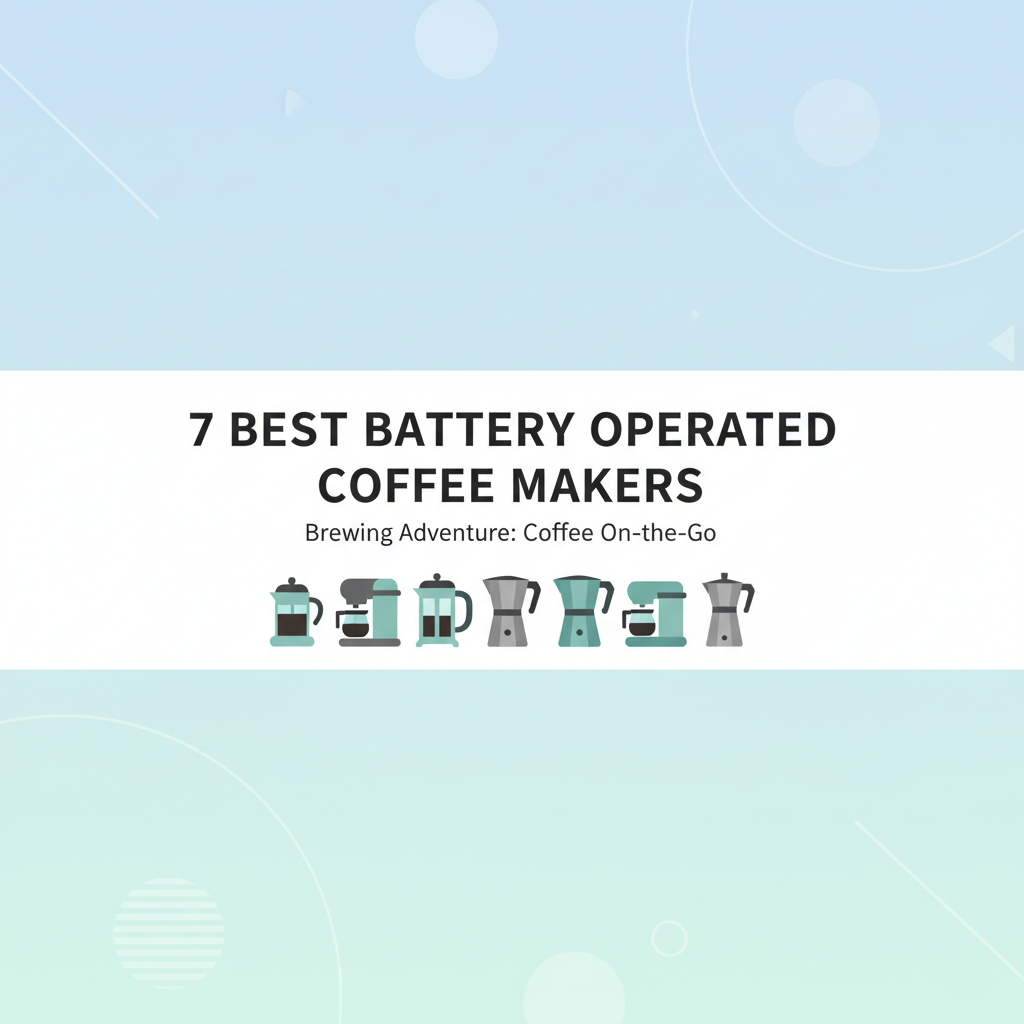 The 7 Best Battery Operated Coffee Makers for Camping in 2025