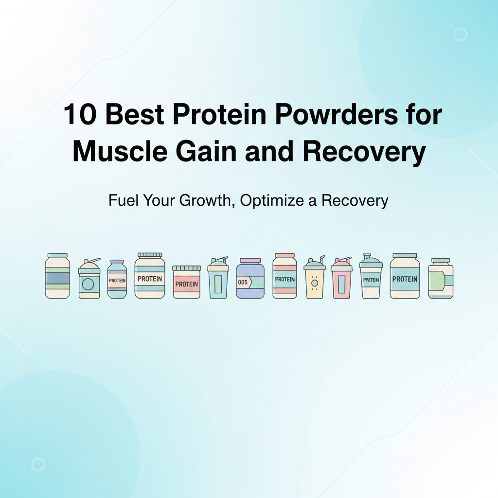 10 Best Protein Powders for Muscle Gain and Recovery in 2025