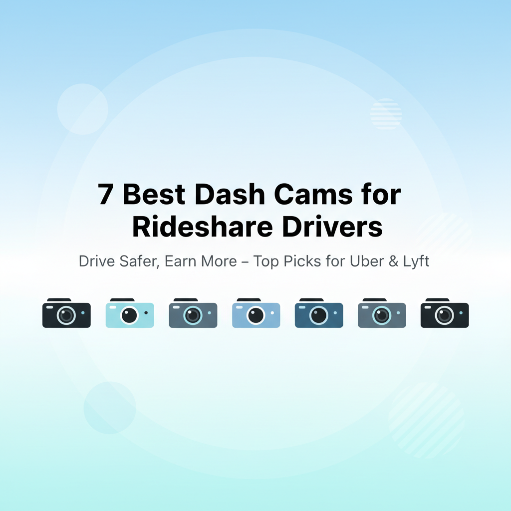 The 7 Best Dash Cams for Rideshare Drivers (Uber & Lyft Approved)