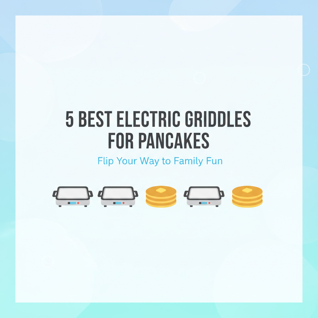 Best Electric Griddle for Pancakes & Large Family Breakfasts