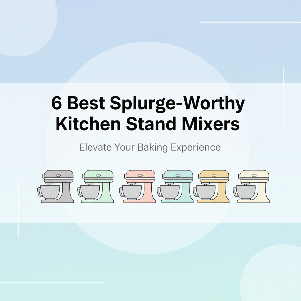 6 Best Splurge-Worthy Kitchen Stand Mixers for Home Bakers in 2025