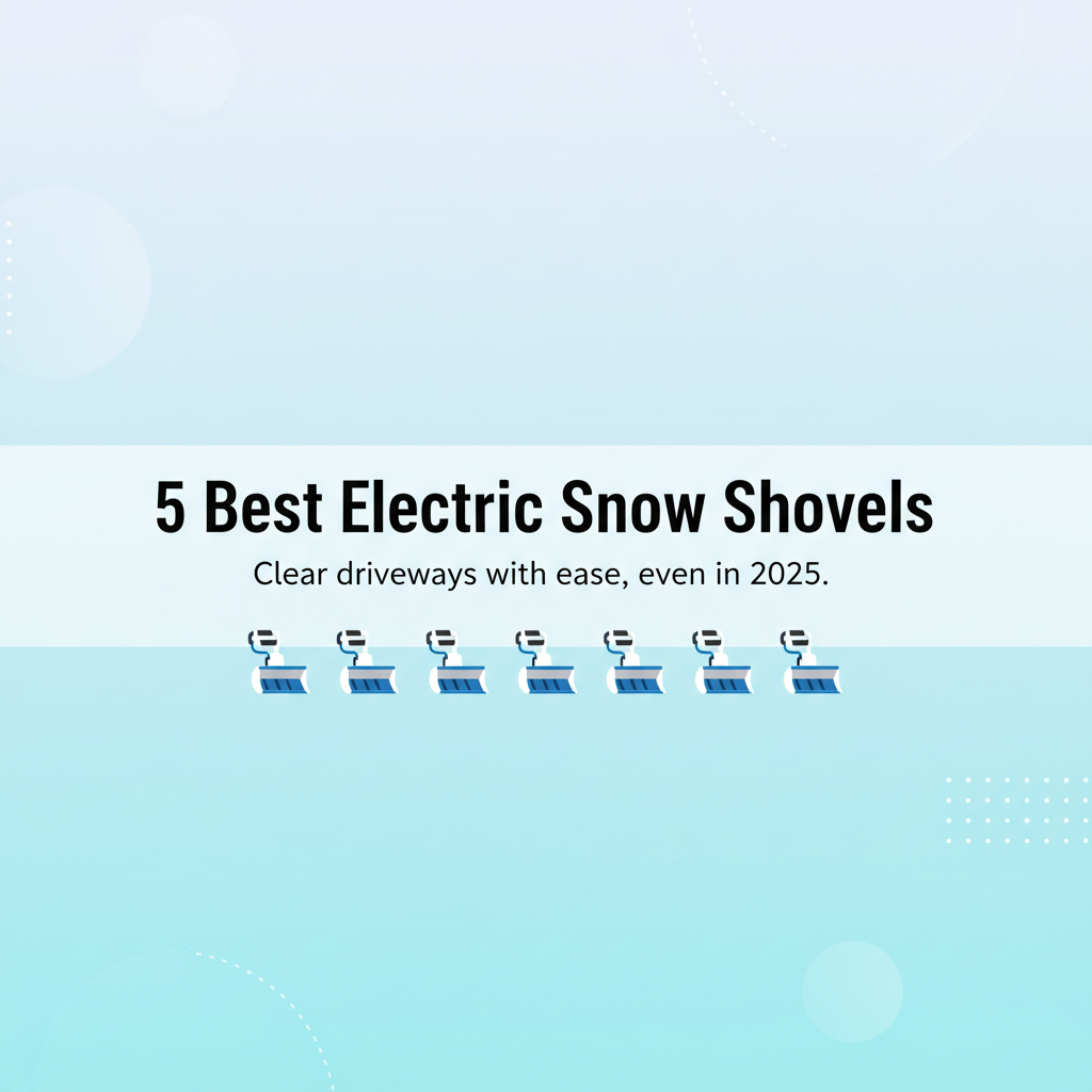 The 5 Best Electric Snow Shovels for Quick Driveway Clearing in 2025