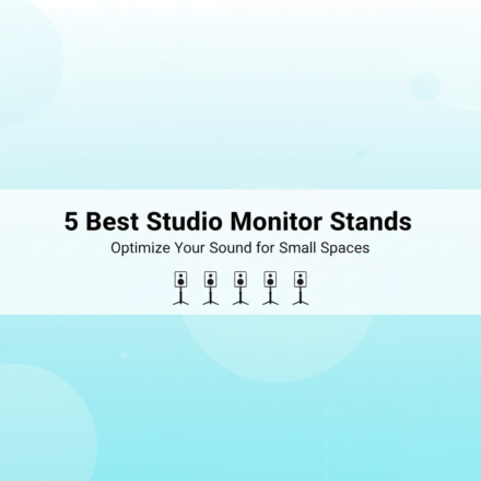 Best Studio Monitor Stands for a Small Home Studio (The 2025 Guide)