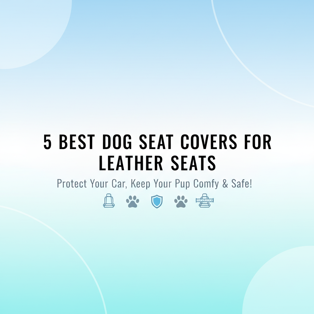 Best Dog Seat Covers for Leather Seats in 2025 (No-Slip & Scratch-Proof)