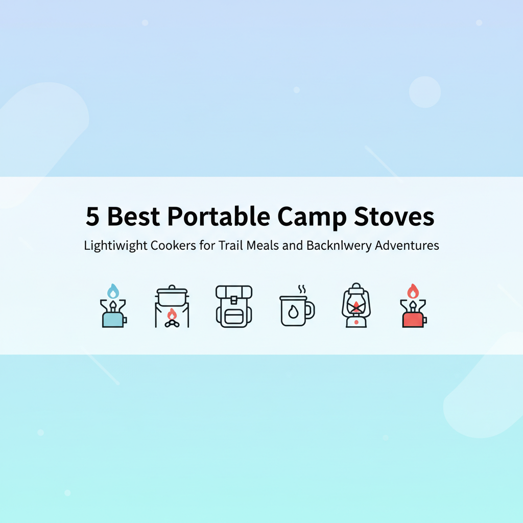 Best Portable Camp Stoves for Backpacking: Lightweight Cookers for Trail Meals in 2025