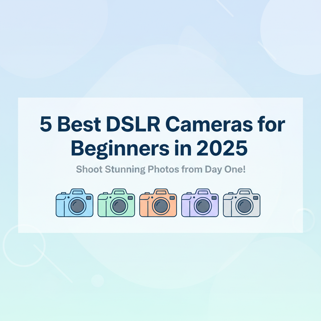 Best DSLR Camera for Beginners in 2025: Start Shooting Amazing Photos Today