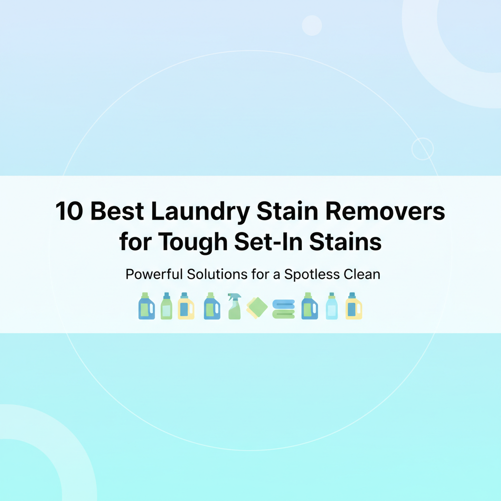 Best Laundry Stain Remover for Tough Set-In Stains (Tested 2025)