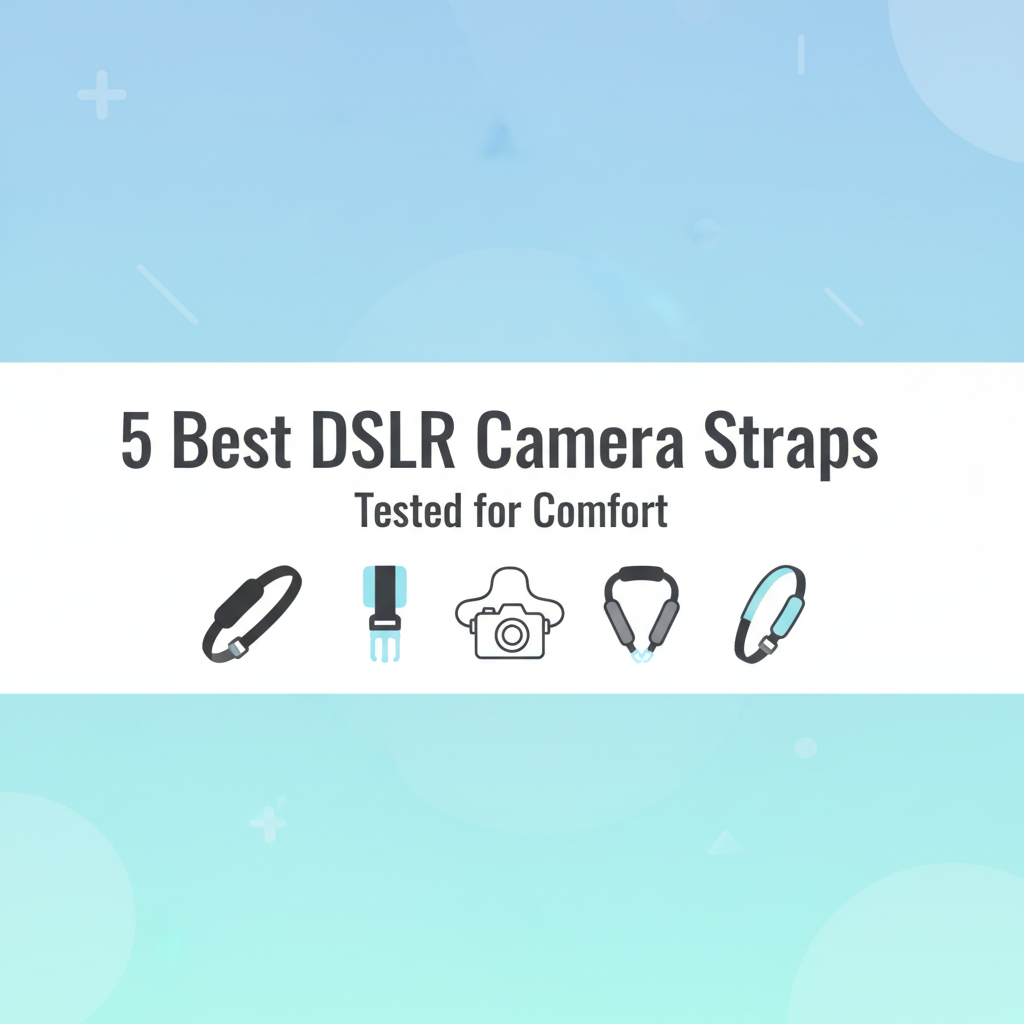 5 Best DSLR Camera Straps for Heavy Lenses – Tested for Comfort