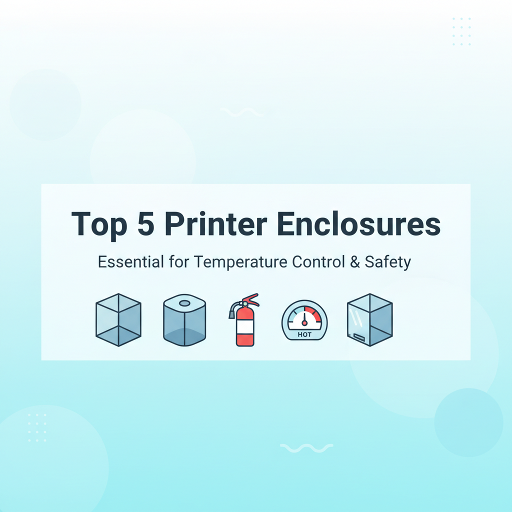 Best 3D Printer Enclosures for Temperature Control & Safety (2025 Edition)