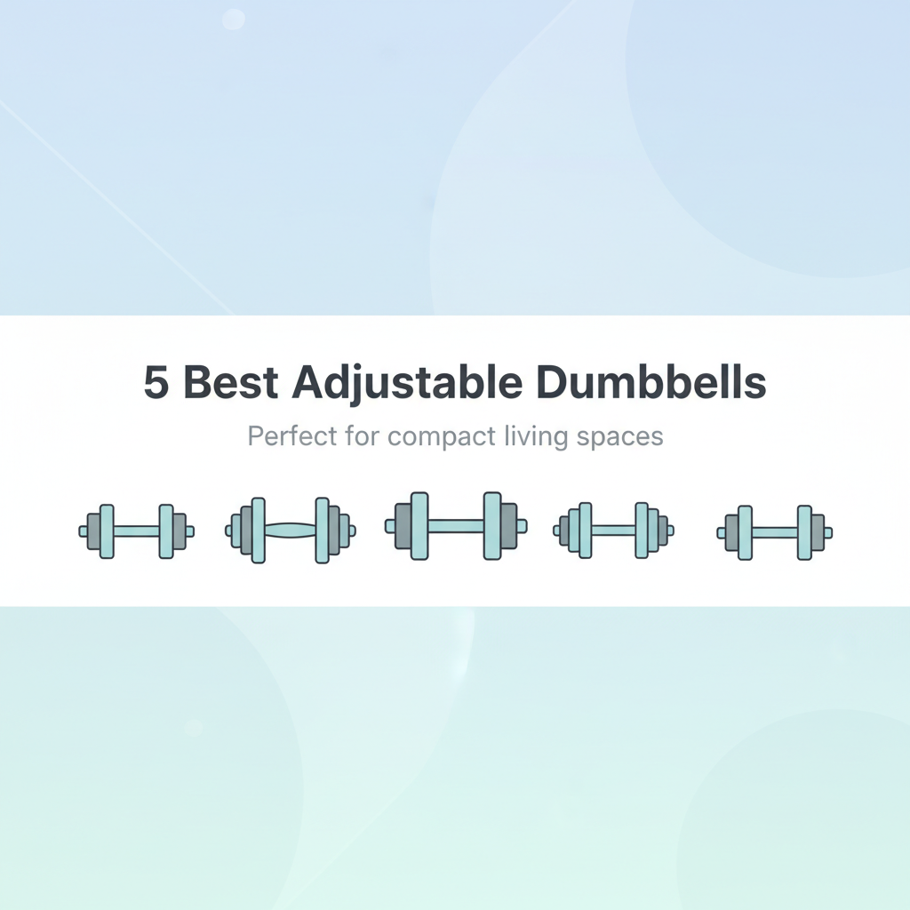 Best Adjustable Dumbbells for Small Apartments in 2025