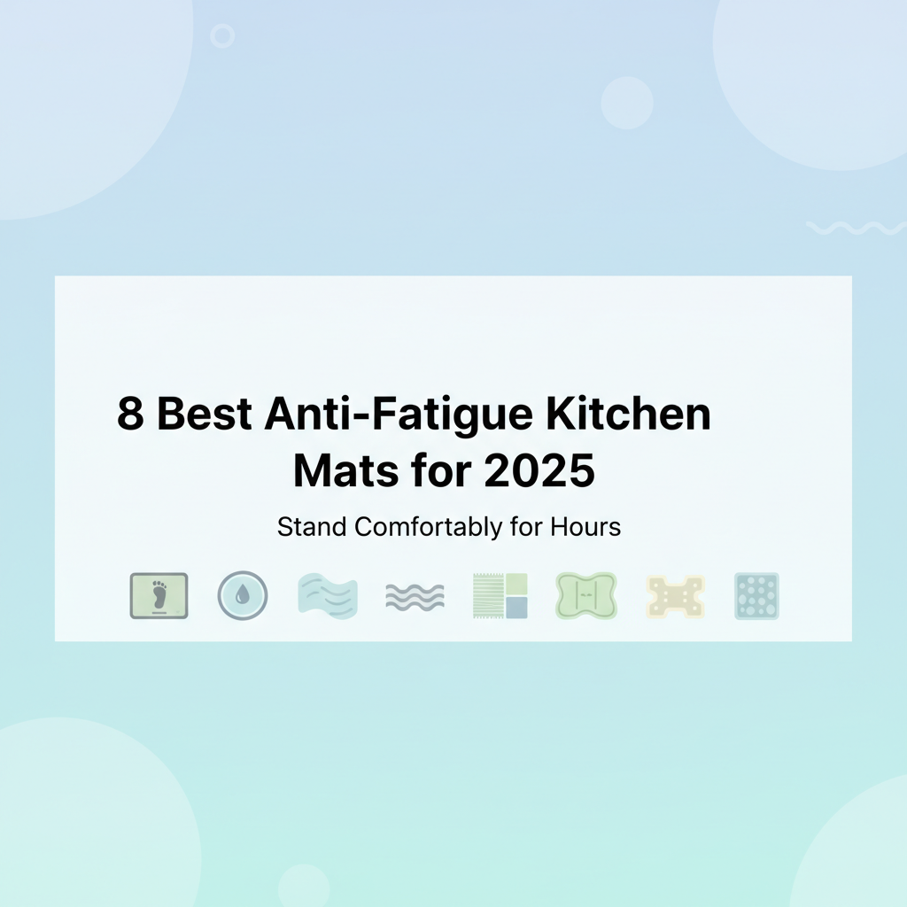 Best Anti-Fatigue Kitchen Mats for Standing All Day in 2025